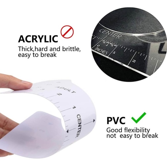 T-Shirt Alignment Ruler-4 Pack T-shirt Measurement Ruler Guide - Picture 8 of 10